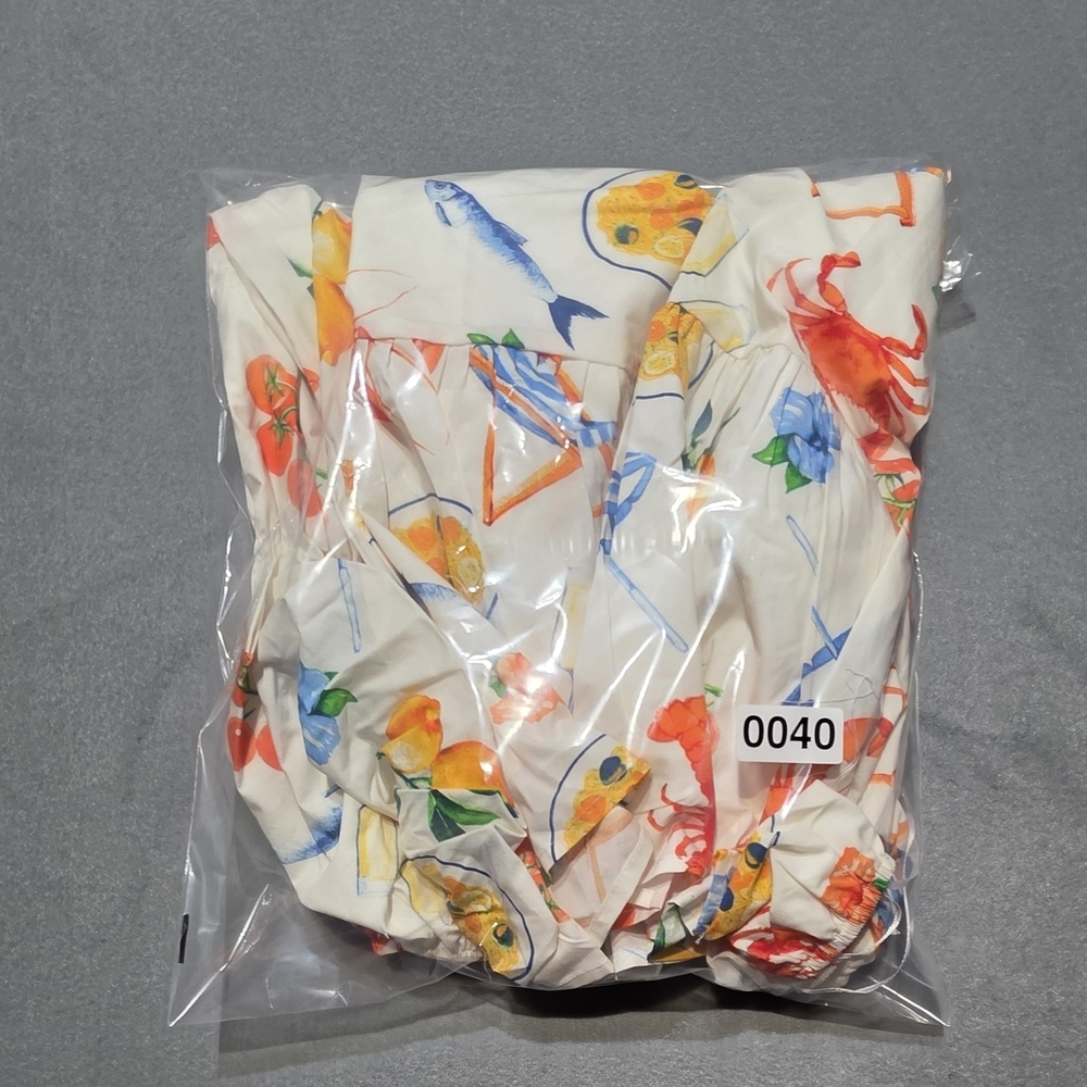 Peach Love Seaside Social Dress NEW - In Poly Bag - Size Large PTP 20 - Picture 7 of 8